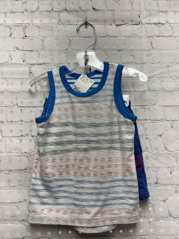 Size 2T Boy's White Print Cat & Jack Short Set