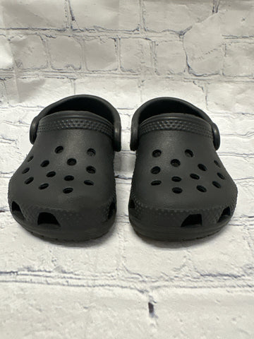 Size 4 Boy's Black Crocs Shoe