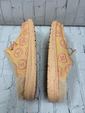 Size 6 Ladies Peach Print Hey dude Shoe