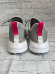 Size 4 Girl's Gray Adidas Tennis Shoe
