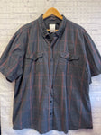 Size 3x Men's Gray Print Harley Davidson Shirt