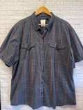 Size 3x Men's Gray Print Harley Davidson Shirt