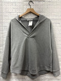 Size Medium Ladies Gray Top