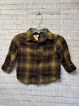 Size 2T Boy's Brown Plaid Old Navy Top