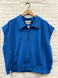 Size 2X Ladies Blue Simply Southern Top