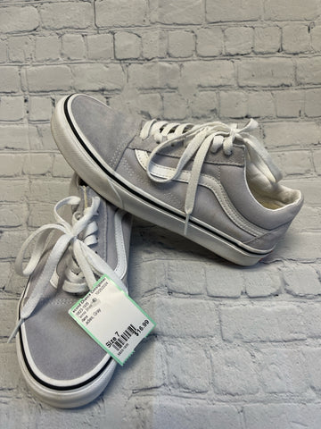 Size 7 Ladies Gray Vans Tennis Shoe