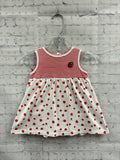 Size 9 Months Girl's White Print Onesie