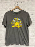Size Large Ladies Gray Wrangler Top