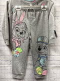 Size 4T Boy's Gray Print Pantset