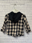 Size 2T Boy's Black Plaid art class Top