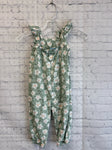 Size 12 Months Girl's Green Floral Carters Jumpsuit