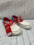Size 5 Ladies Multi-Color Print Hey dude Shoe