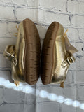 Size 4 Girl's Gold Carters Shoe