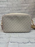 Ladies White Print Michael Kors Purse