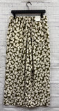 Size Small Ladies Cream Print Banana Republic Pants
