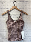 Size 6 Ladies Purple Tie dye lulu lemon Workout Tank