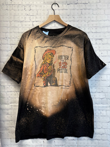 Size XL Ladies Black Print Top