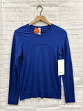 Size 4 Ladies Blue lulu lemon Workout Top