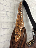 Ladies Tan Animal Print Purse