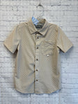Size 7-8 Boy's Tan Print Eddie Bauer Shirt