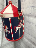 Ladies Navy Print Kate Spade Purse