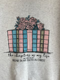 Size Large Ladies Gray Sweater