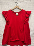 Size 1X Ladies Red Umgee Top