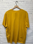 Size 2X Ladies Yellow Print CANVAS Top