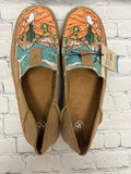 Size 9.5 Ladies Multi-Color Print Ariat Shoe