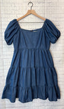 Size Large Ladies Blue Dress