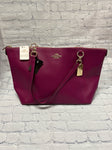 Size Medium Ladies Purple Coach Purse