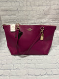 Size Medium Ladies Purple Coach Purse