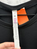 Size 8 Ladies Black lulu lemon Workout Top