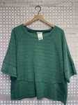 Size Large Ladies Green Top