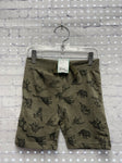 Size 5 Boy's Green Print Shorts