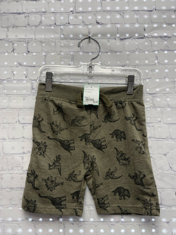 Size 5 Boy's Green Print Shorts