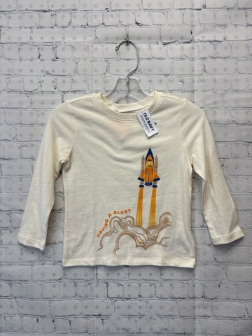 Size 3t Boy's Cream Old Navy Top