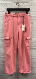 Size 7 Ladies Pink Denim Judy Blue Jeans