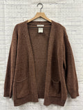 Size Large Ladies Brown Zenana Cardigan