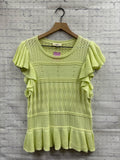 Size Large Ladies Yellow Entro Blouse