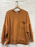 Size X-Small Ladies Orange Zenana Top