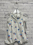 Size 3 Months Boy's Gray Carters Romper