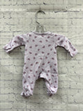Size Premie Girl's Purple Print Carters Sleeper