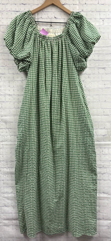 roolee dress Lindsay Brooke x S (4-6) Roolee Earthbound Casual Midi modest womens dress Description Size Medium Ladies Green Gingham