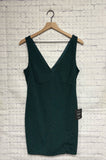 Size Large Ladies Green Sparkle Lulu's Tank Dress