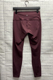 Size 8 Ladies Purple lulu lemon Leggings