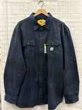 Size XL Men's Navy Plaid Carhartt Shirt