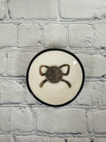 White Properly Improper Ring Dish
