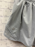 Size 4 Ladies Gray lulu lemon Workout Shorts