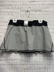 Size 10 Ladies Black Stripe lulu lemon Workout Skirt